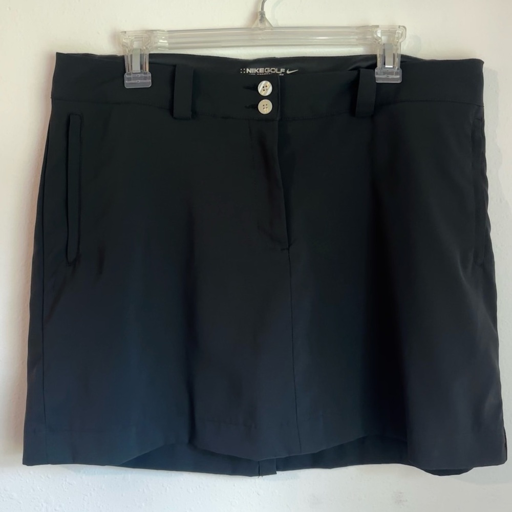 Nike Golf Women’s Dri-Fit Tour Performance Skirt with Shorts Skort Black size 12